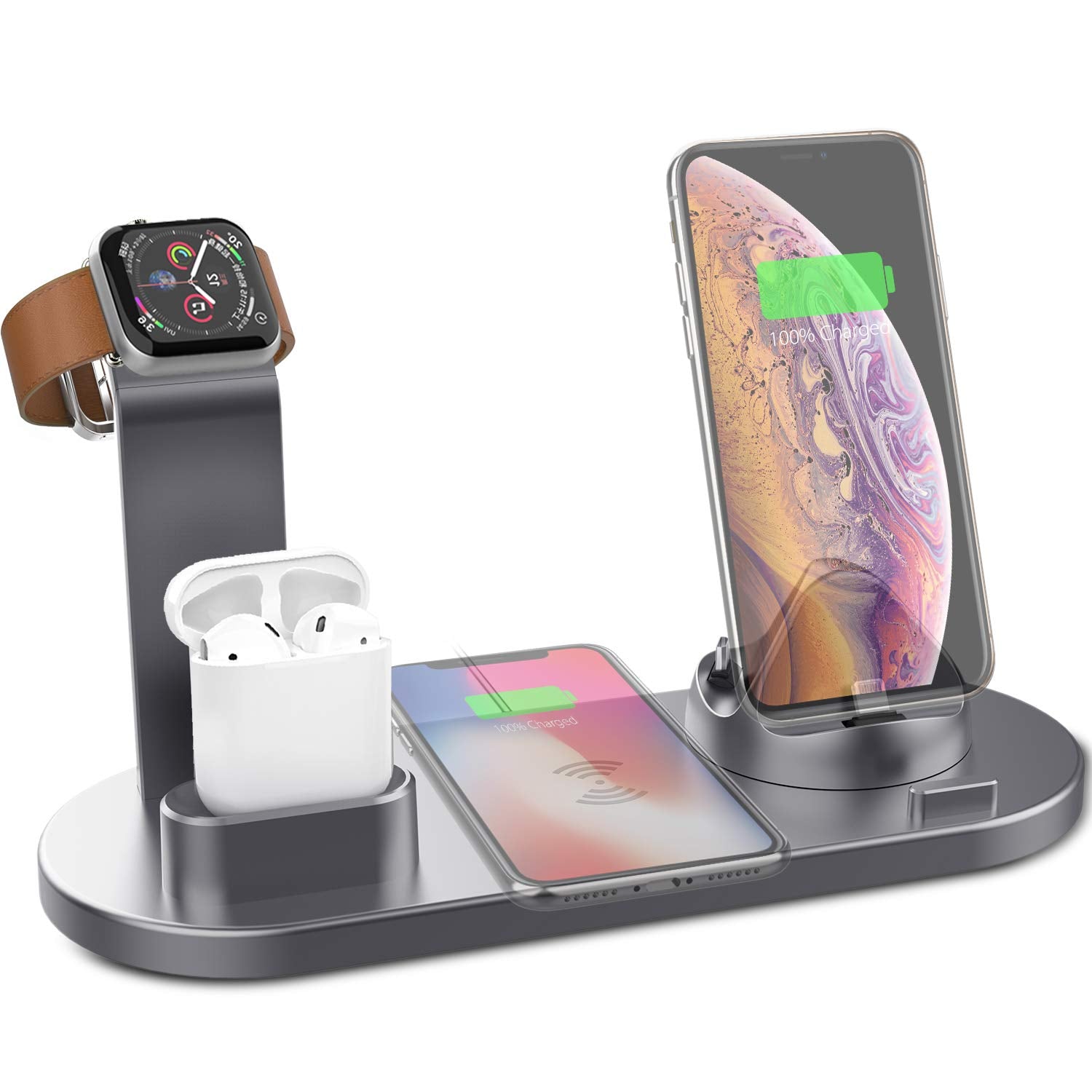Wireless Charger 4 in 1 Charging Station