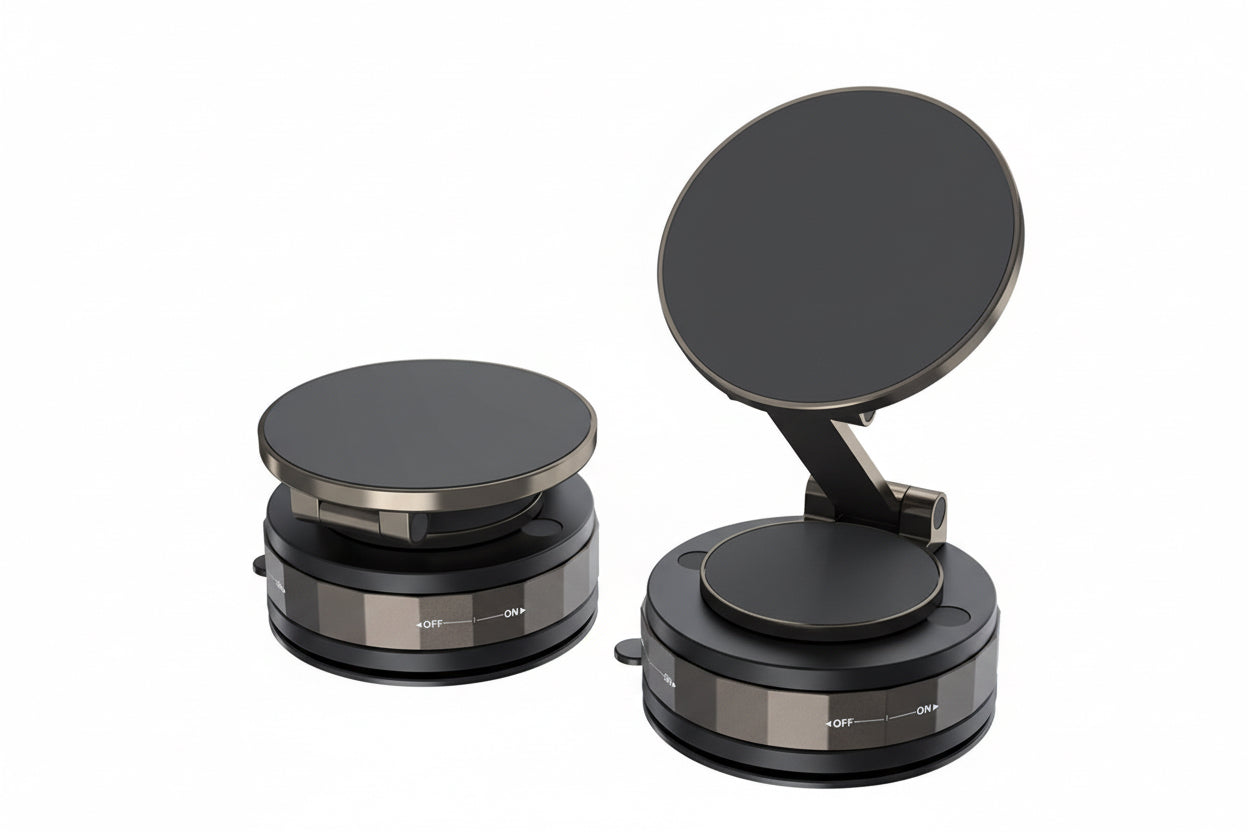 Folding Vacuum Suction Cup Car Phone Holder