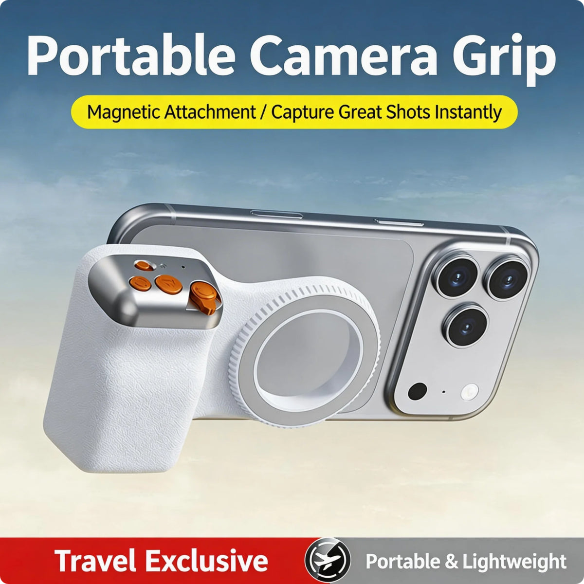 Magnetic Camera Grip Stabilizer 