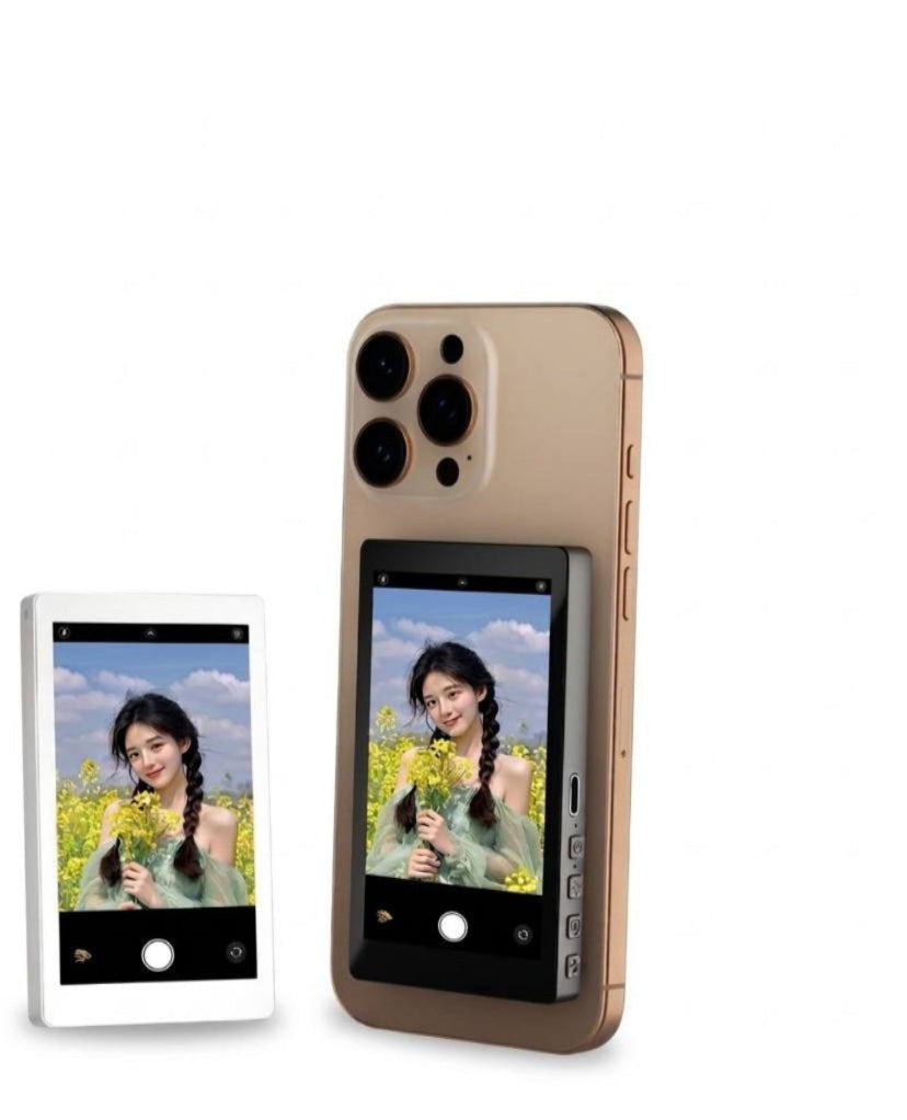 Mobile Phone Magnetic Screen Doubling Device for Live selfie